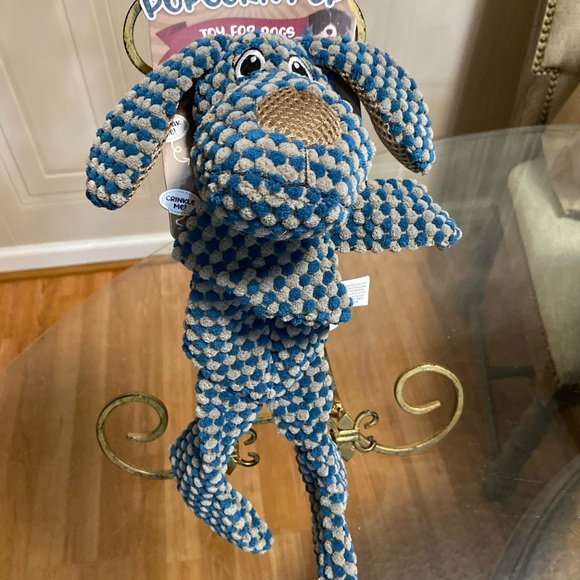 - - Bow Wow Pet Dog Toy Doggie   14” Clinker & Squeaker - Picture 4 of 5